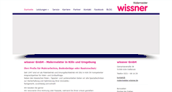 Desktop Screenshot of malermeister-wissner.de